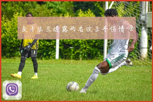 麦卡法兰透露两名攻击手伤情