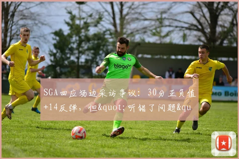SGA回应场边采访争议：30分正负值+14反弹，但"听错了问题"险惹祸_1